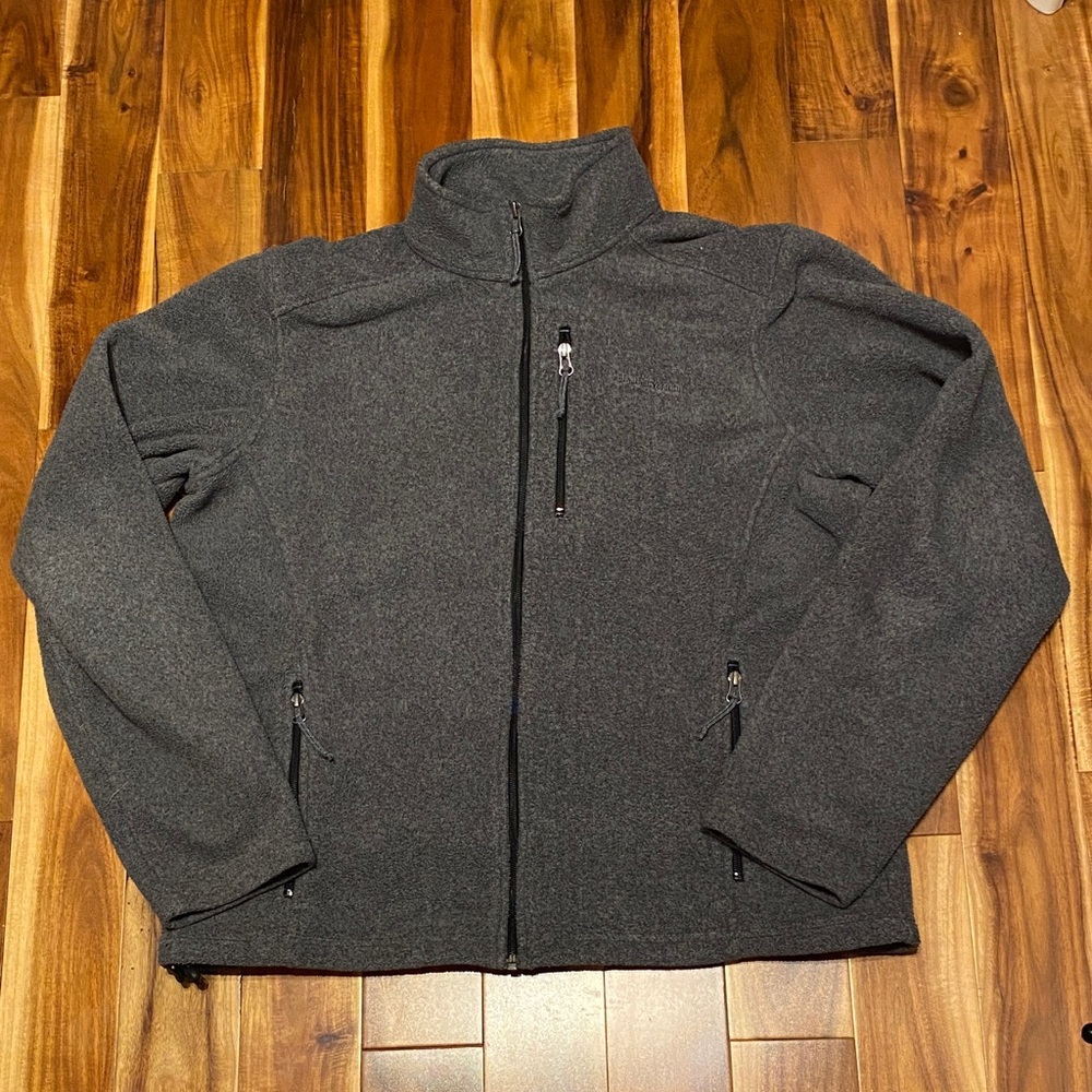 L.L. Bean Men’s Size M Gray Full-Zip Fleece Jacket